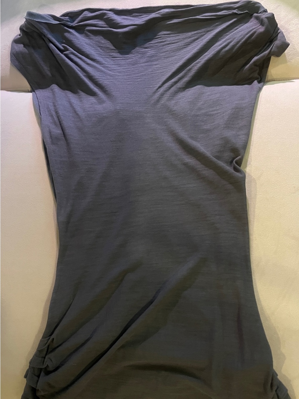 Anthropologie Vanessa Virginia Boatneck Tee in Slate Gray